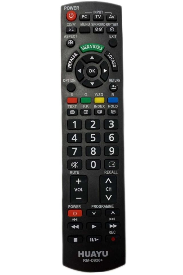 Panasonic Tv Kumanda EE9816 RM-D920+ N2QAYB000752 TX-L55ET5 TX-P42XT50 TX-P50XT50 TX-LR32ET5