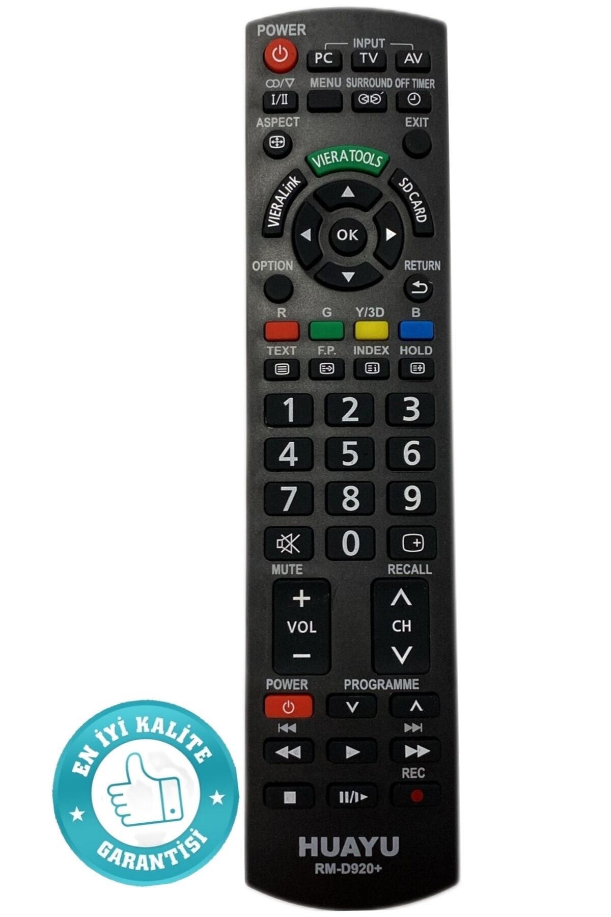 Panasonic Tv Kumanda EE9816 RM-D920+ N2QAYB000752 TX-L55ET5 TX-P42XT50 TX-P50XT50 TX-LR32ET5