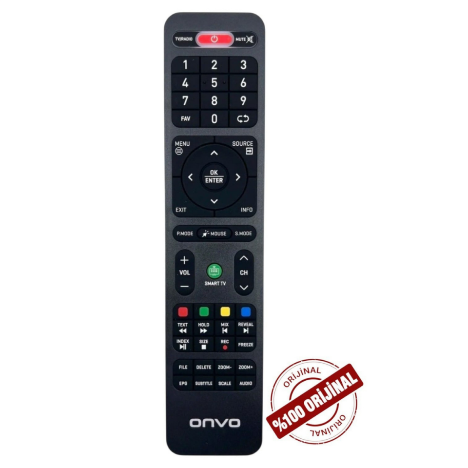 Onvo ORJİNAL Android Smart LED 4K UHD TV Uzaktan Kumandası