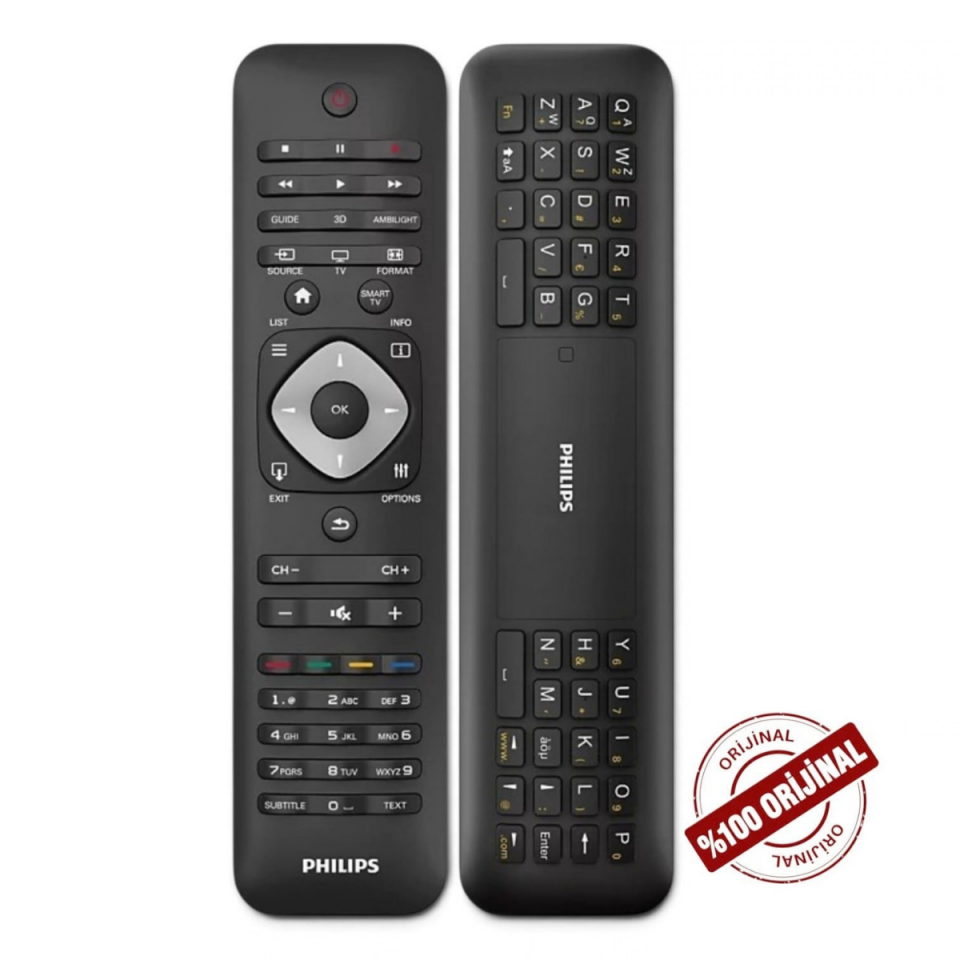 PHILIPS PFL SERİSİ KLAVYELİ TV KUMANDASI YKF319-001 ORJİNAL