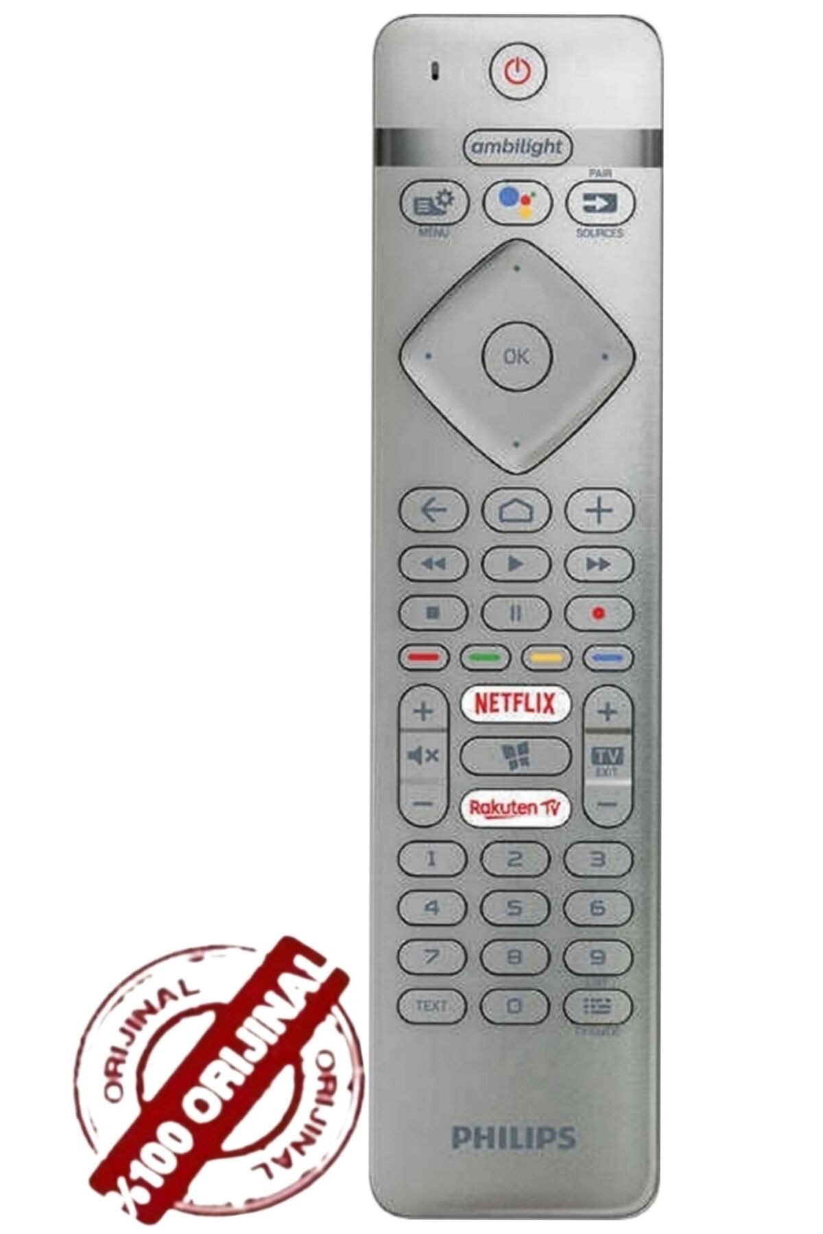 Sesli Komut & Ambilight Tuşlu 55pus7304 Kumanda Rc4154401/01 Rc4154401/01r Tv Kumanda (ORJİNAL)