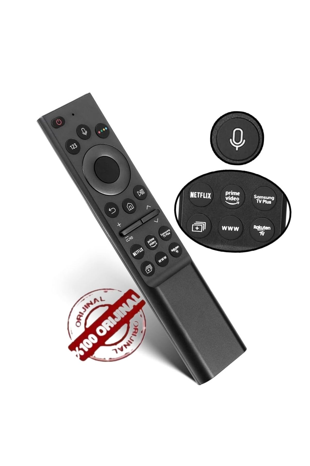 Ses Komutlu Akıllı Kumanda Smart Tüm Modeller Netflix Prime Video Rakuten Tv Plus Tuşlu