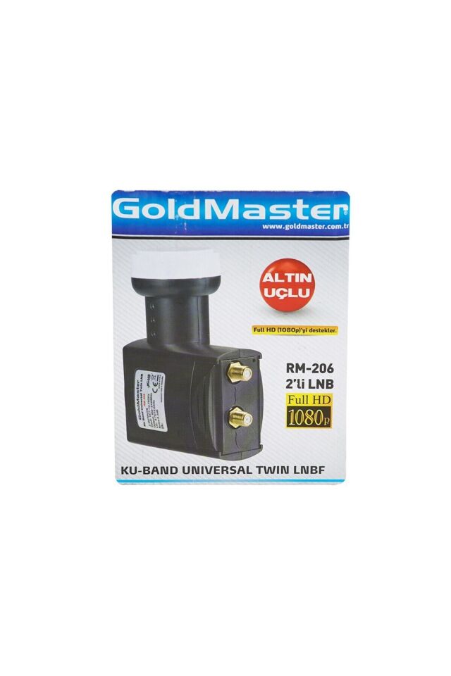 Gold 2 Li Lnb Rm-206 Altın Uçlu Full Hd 1080 P ' Yi Destekler