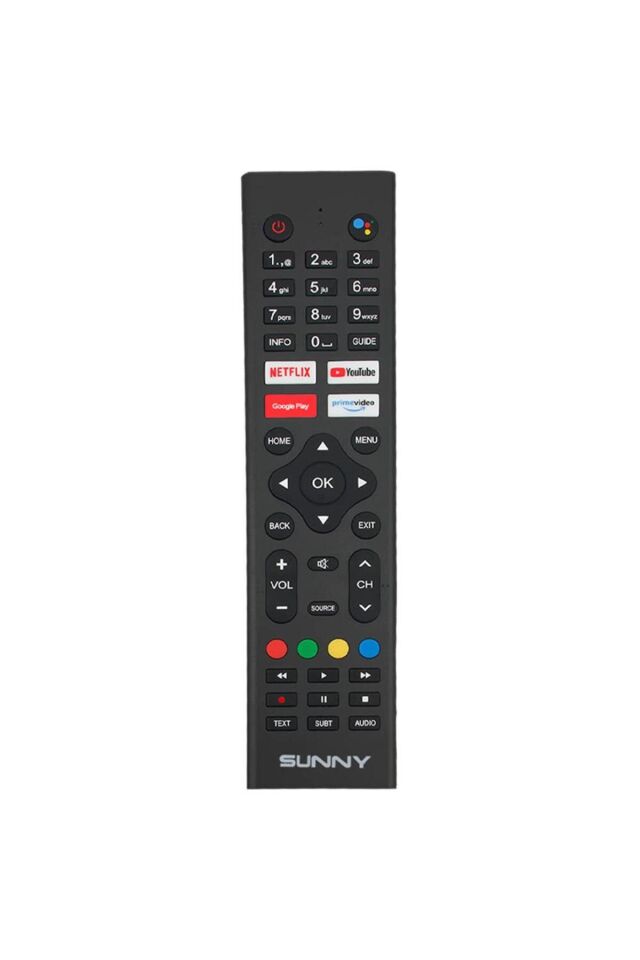 SUNNY SN43LEDH6886 Uyumlu TUŞLU SES KOMUTLU LCD LED TV Kumanda Orjinal