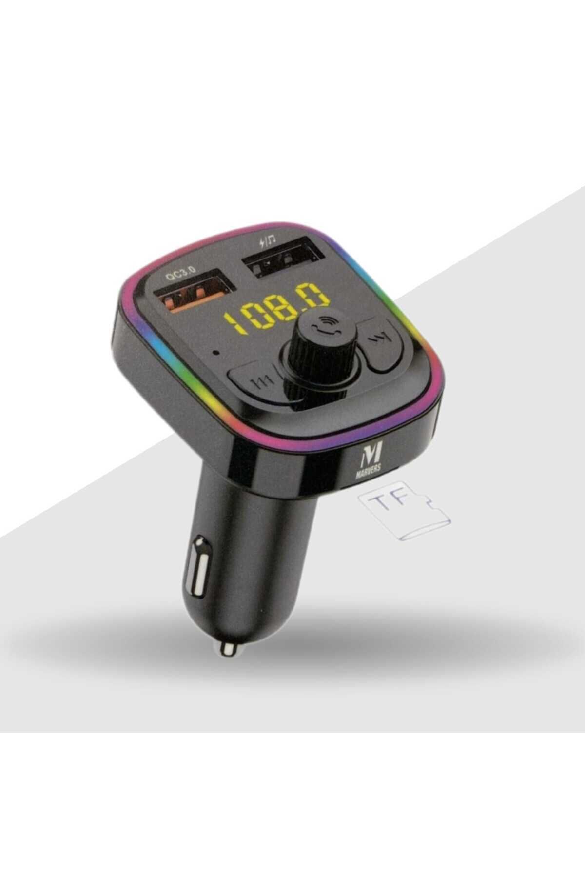 Ms-c51 3.0 Amper Araç Içi Bluetooth Modulatör - Araç Içi Çakmaklık Hızlı Şarj Fm Transmitter