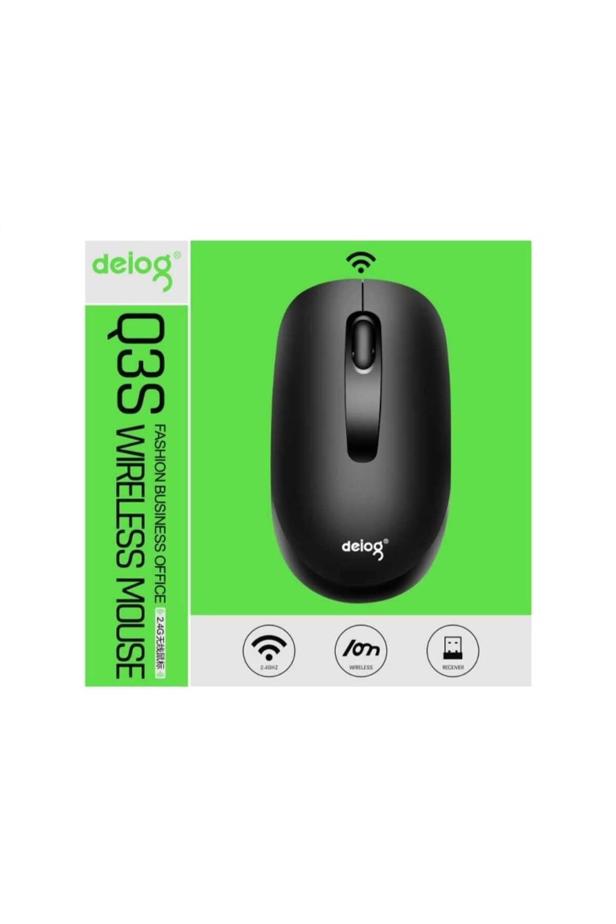 Deiog Q3S wireless mouse 2.4 GHz PC laptop TV mac uyumlu