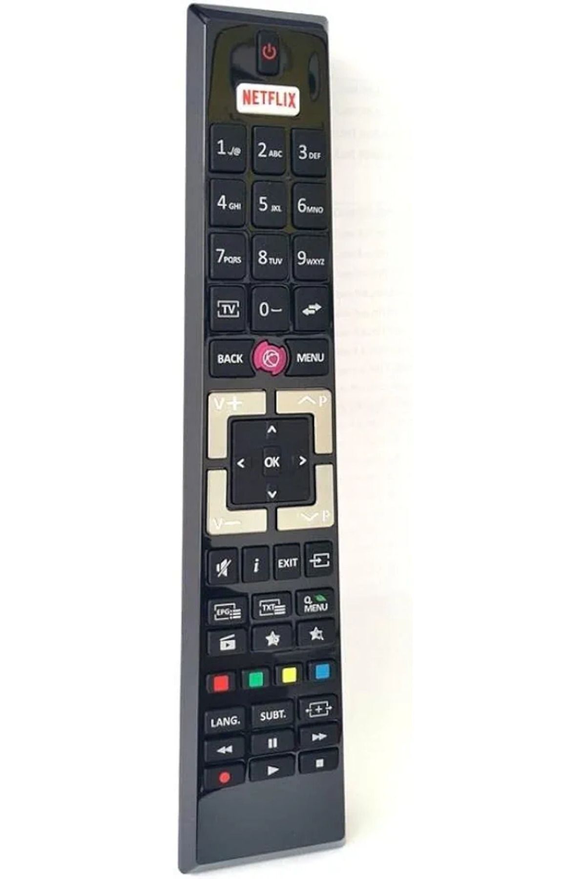 Vestel Smart Led Tv , Lcd Tv Için Netflix Tuşlu Kumanda A4995 RC5