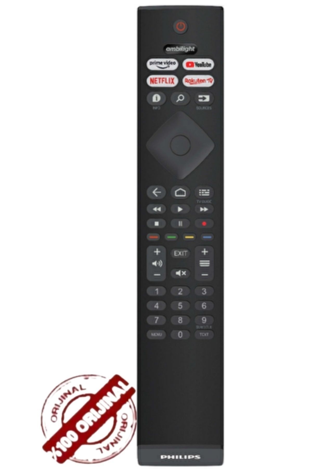 50pus8007/62 Tv kumandası Ambilight Youtube Netflix