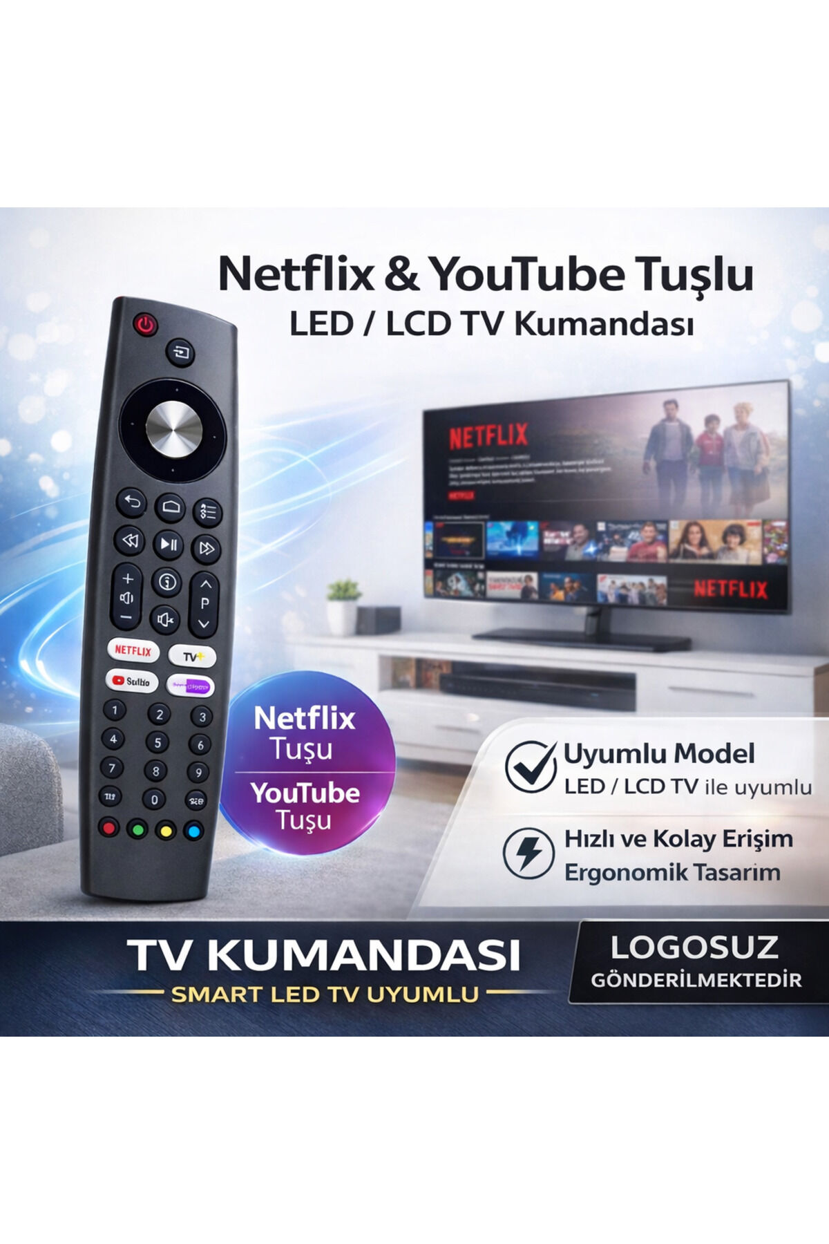 Yeni Nesil Televizyon Kumandası Ts9187r