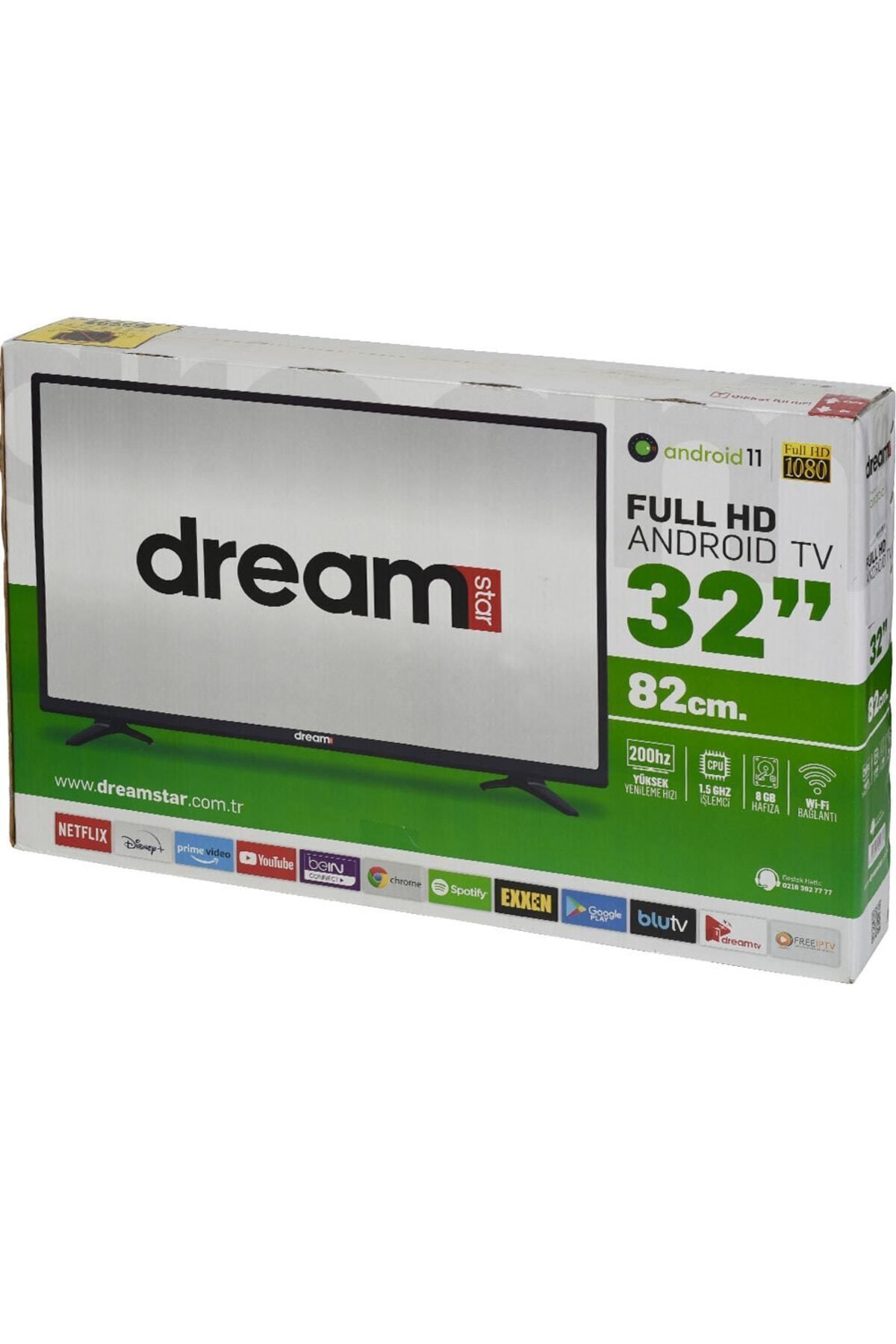 32'' 82 Ekran Karasal Anten + Digital Uydu Girişli Android Led Tv