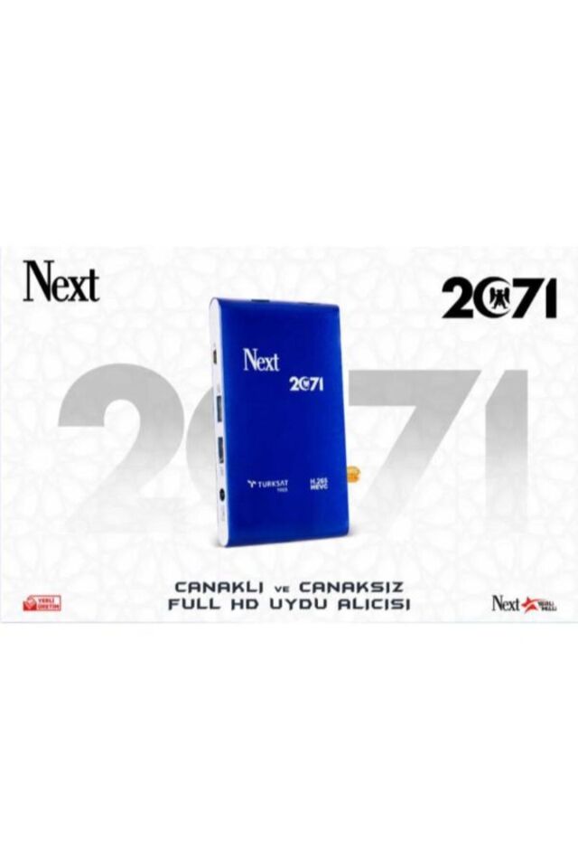 2071 Hd H 265 Çanaksız Internet Tv Mini Uydu Alıcısı+ 7601 wifi aparatı Hediyeli