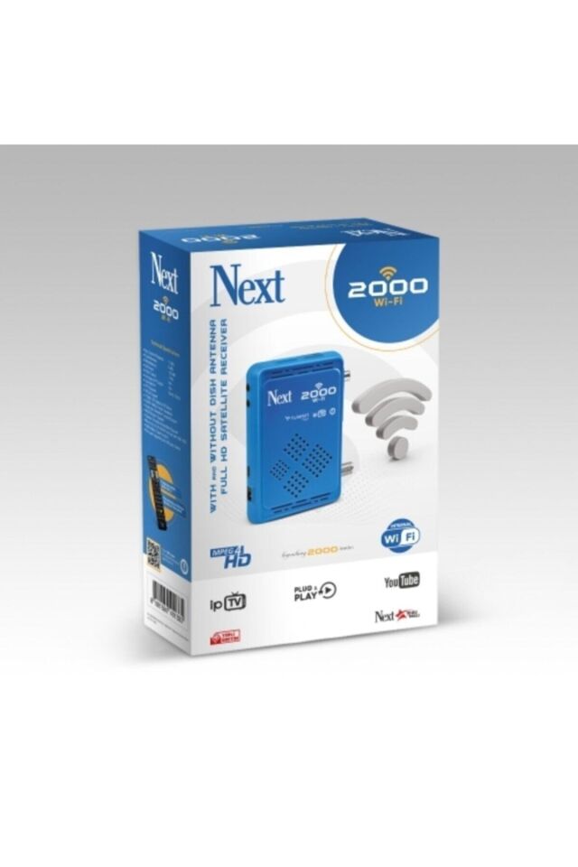 Next 2000 Wi-fi Çanaklı - Çanaksız Dahili Wi-fi Full Hd Uydu Alıcısı