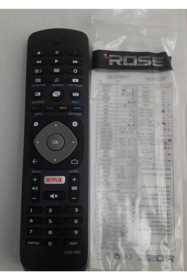 Philips Lcd Led Tv Kumanda Netflix Tuşlu Smart Tv