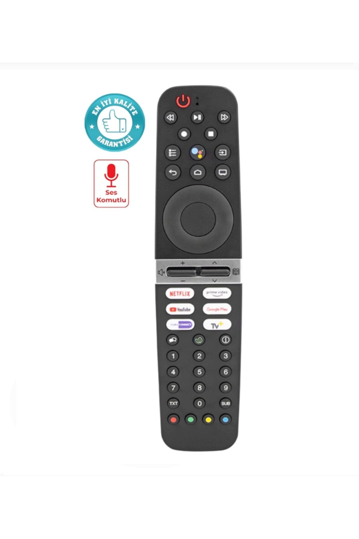 Ses Komutlu Android Tv Kumandası MİKROFONLU SES KOMUTLU LCD TV KUMANDA