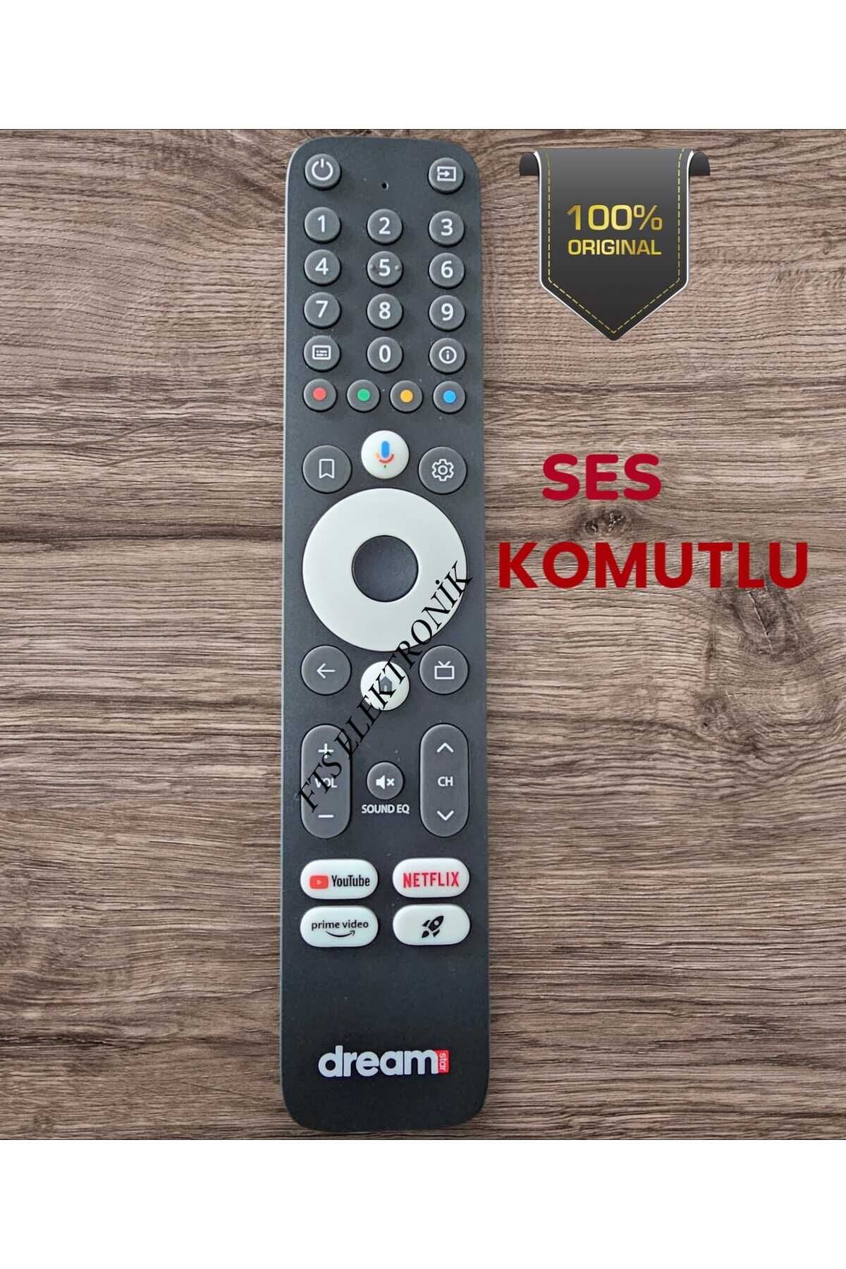 Nova Android TV box Kumandası Logolu - Ses Komutlu (ORJİNAL)