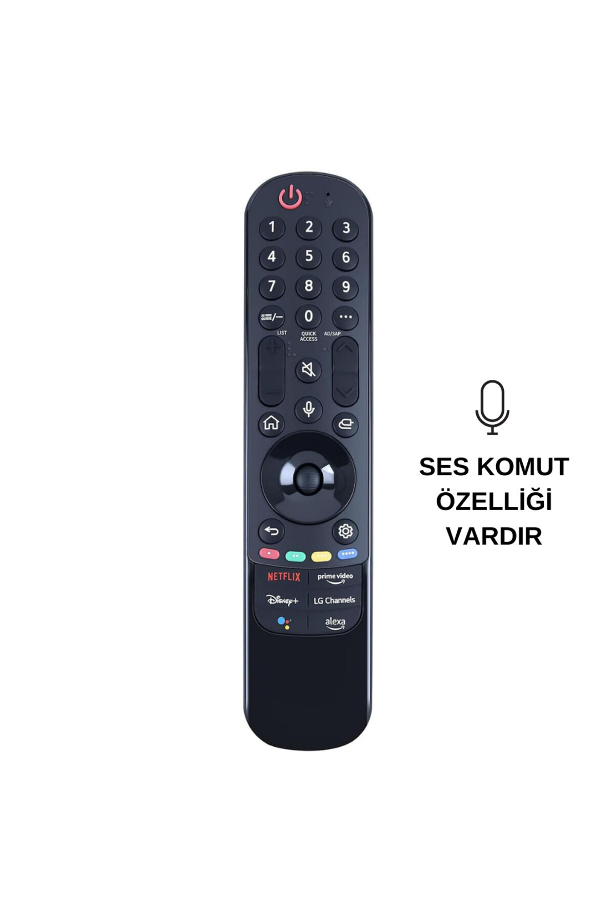 MR22GA (AKB76039902) SMART TV KUMANDASI SES KOMUTU VARDIR