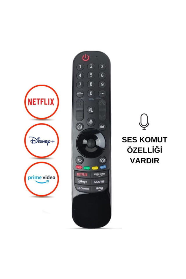 Prime Video Uyumlu Tuşlu Ses Komutu Vardır Tv Kumandası
