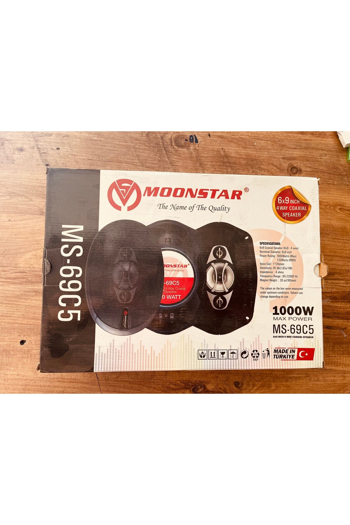MOONSTAR MS-69C5  1000 WAT OVAL HOPARLÖR 2 addd