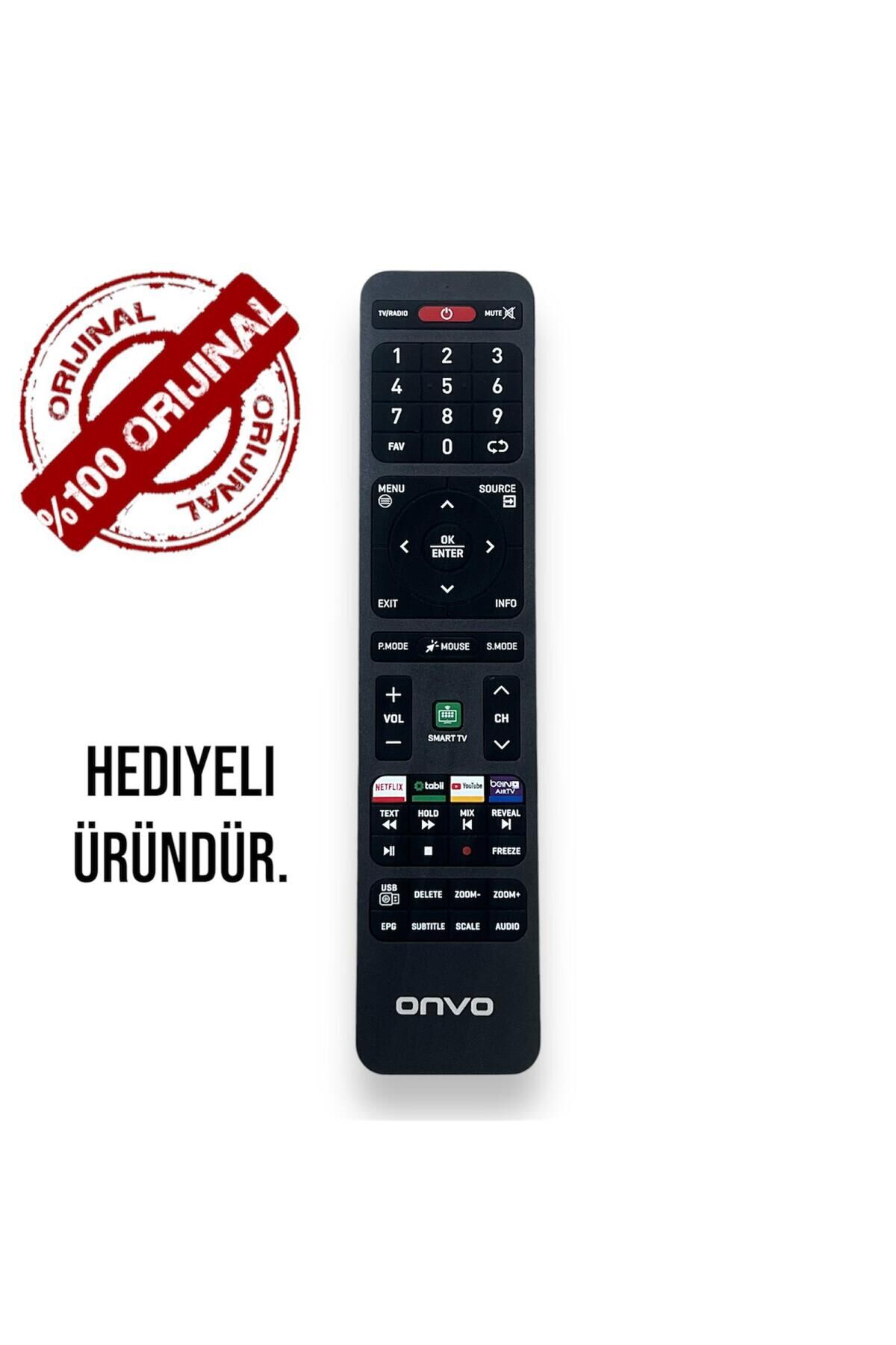 ORJİNAL LCD LED KUMANDA NETFLİX TABİİ YOUTUBE SMART TV TUŞLU