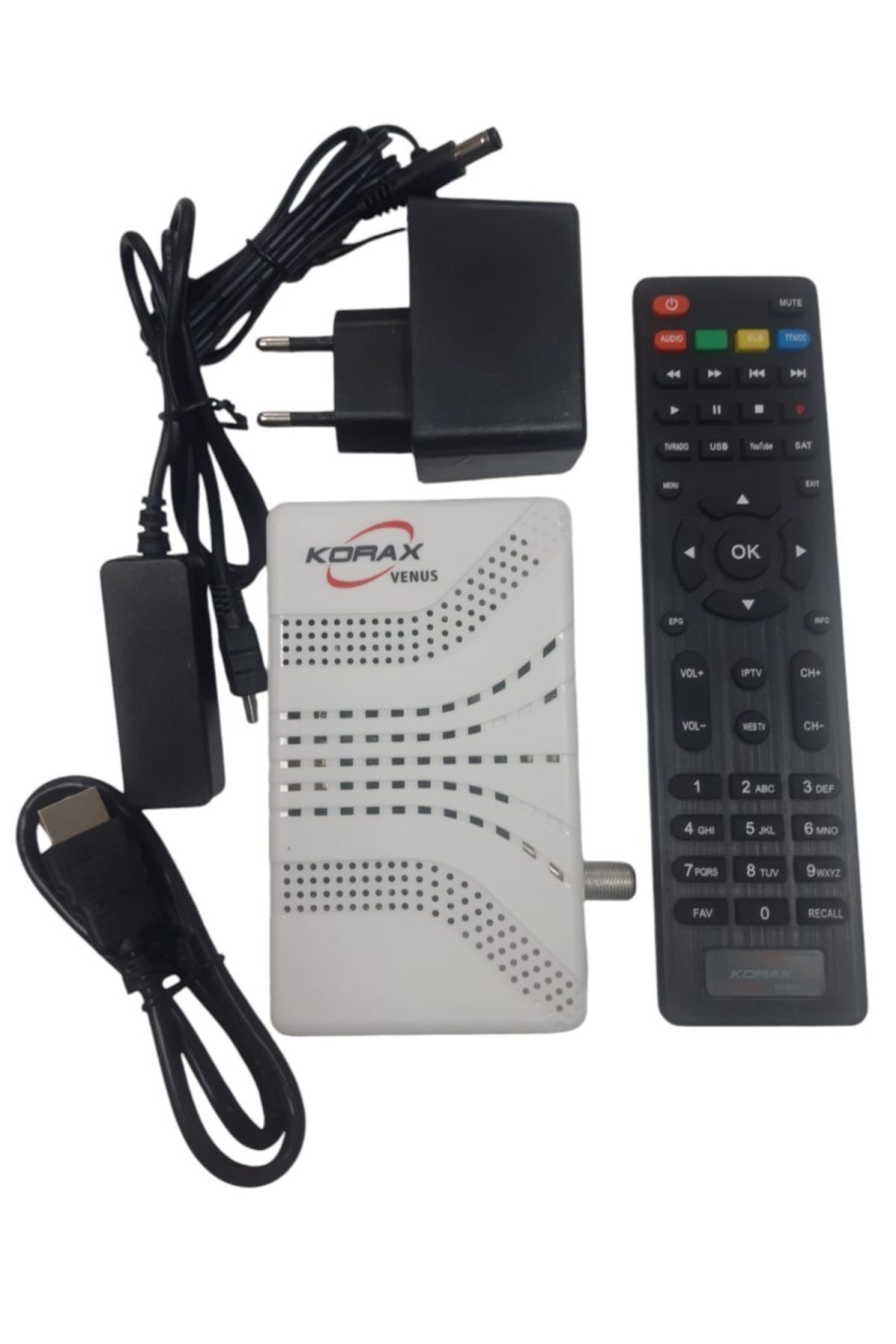 KORAX VENÜS FULL HD ÇANAKLI ÇANAKSIZ İNTERNETLİ UYDU ALICISI