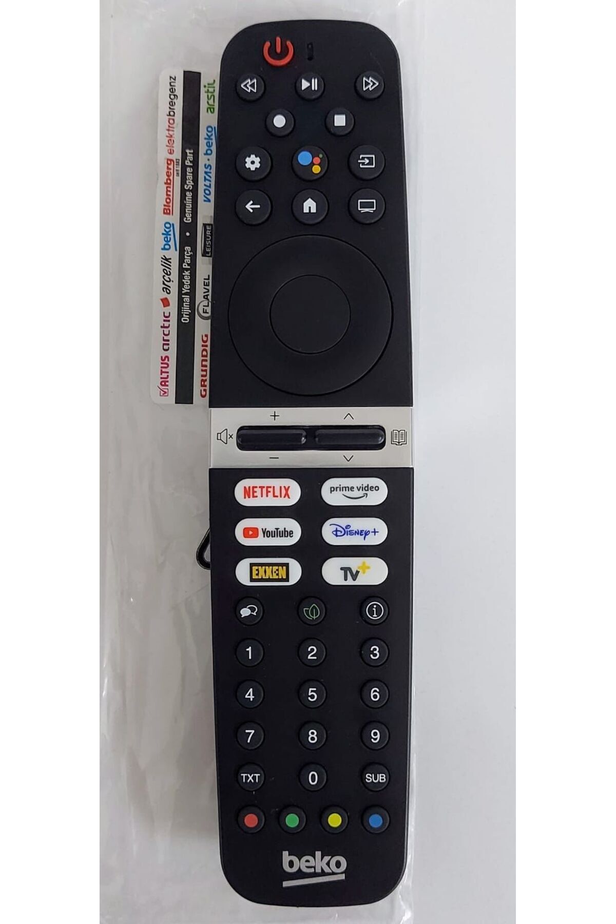 Beko Orijinal Televizyon Kumandası VS4187R-7