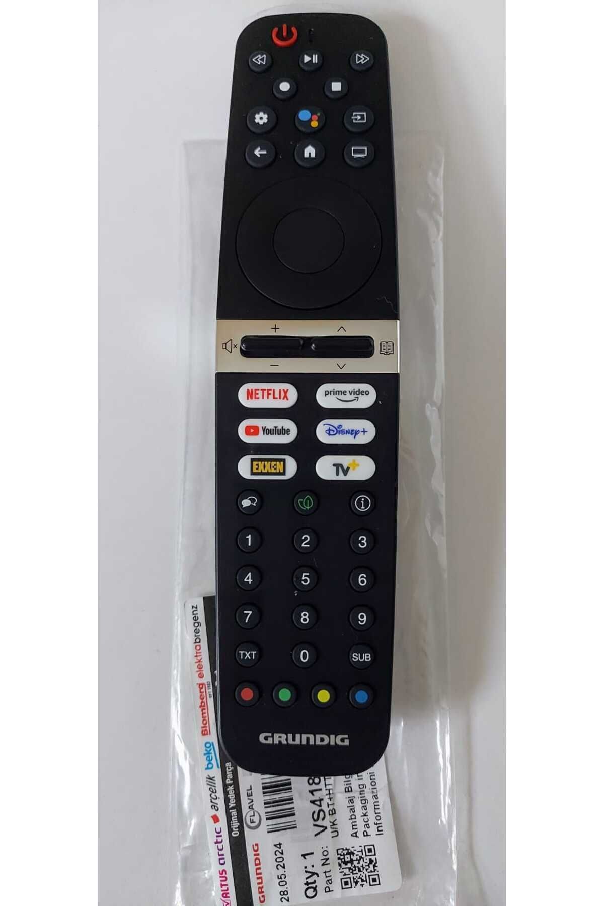 Arçelik Beko Orijinal Televizyon Kumandası VS5187R-2