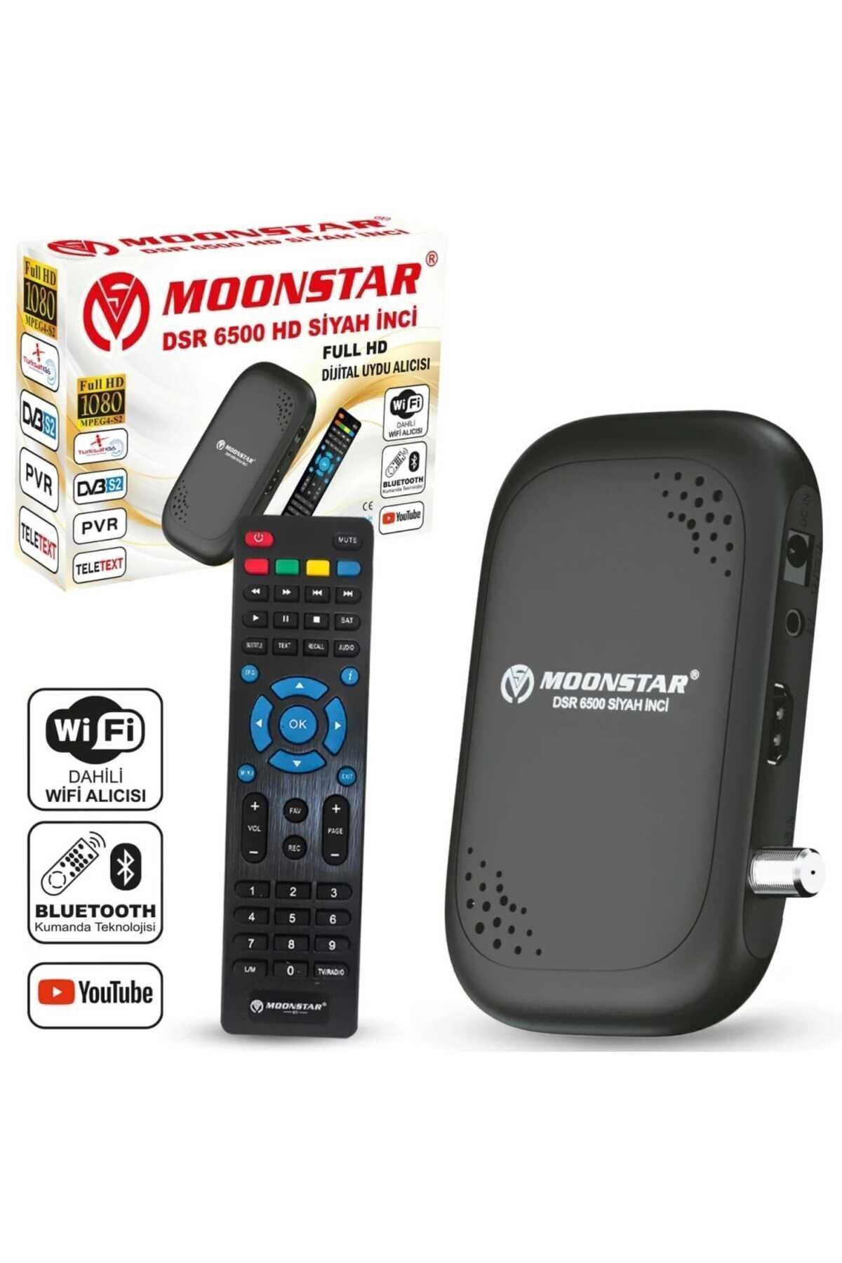 Dsr-6500 Uydu Alıcı Mini Full Hd Dahili Wifi Youtube Bluetooth Kumanda Ile Kanal Değiştirme