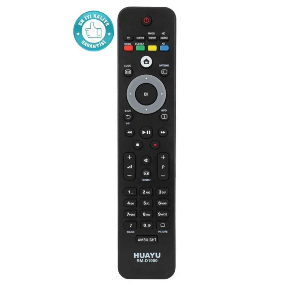 PHILIPS SMART/AMBILIGHT TUŞLU BLİSTERLİ LCD LED TV KUMANDA 32PFL8404H/12 32PFL8404H/60 37PFL5604H