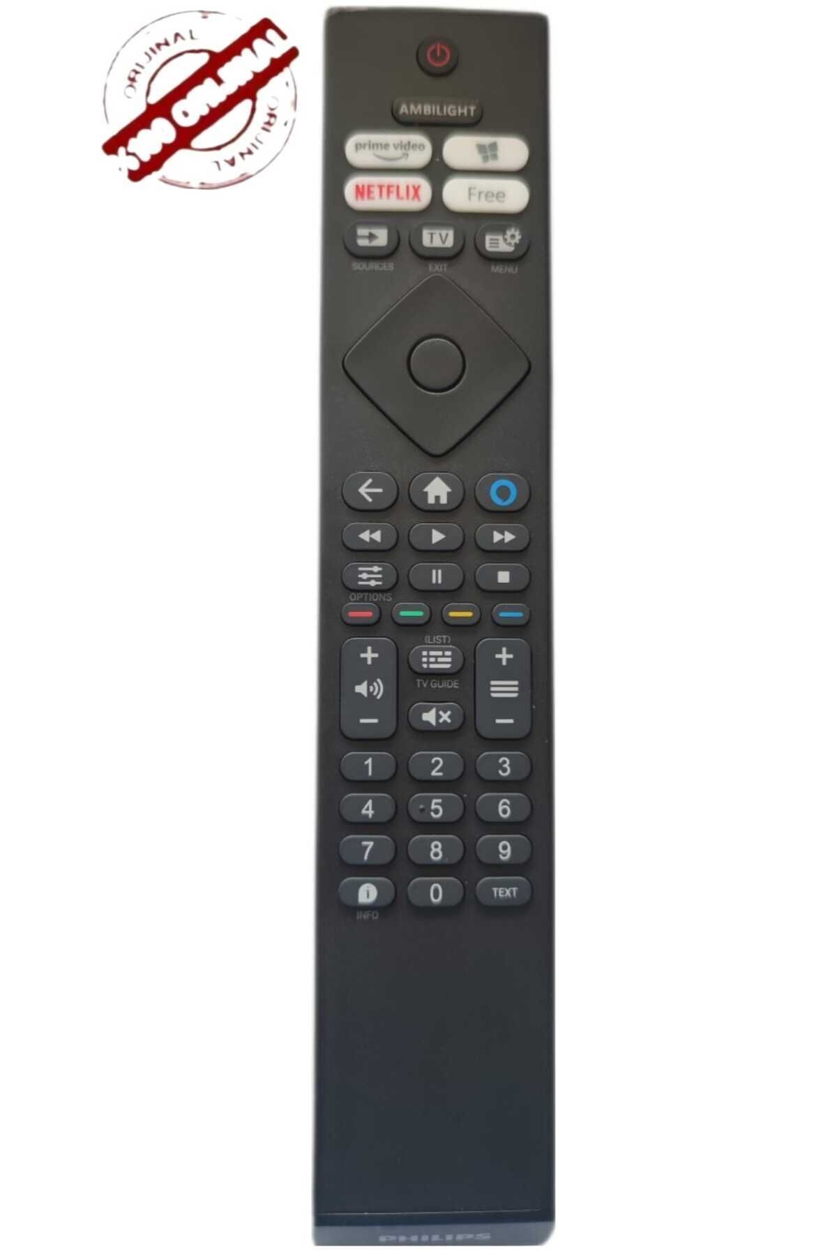 50pus8108 Ses Komutlu Ambilight Tv Kumandası (ORJINAL) Pus Serisi