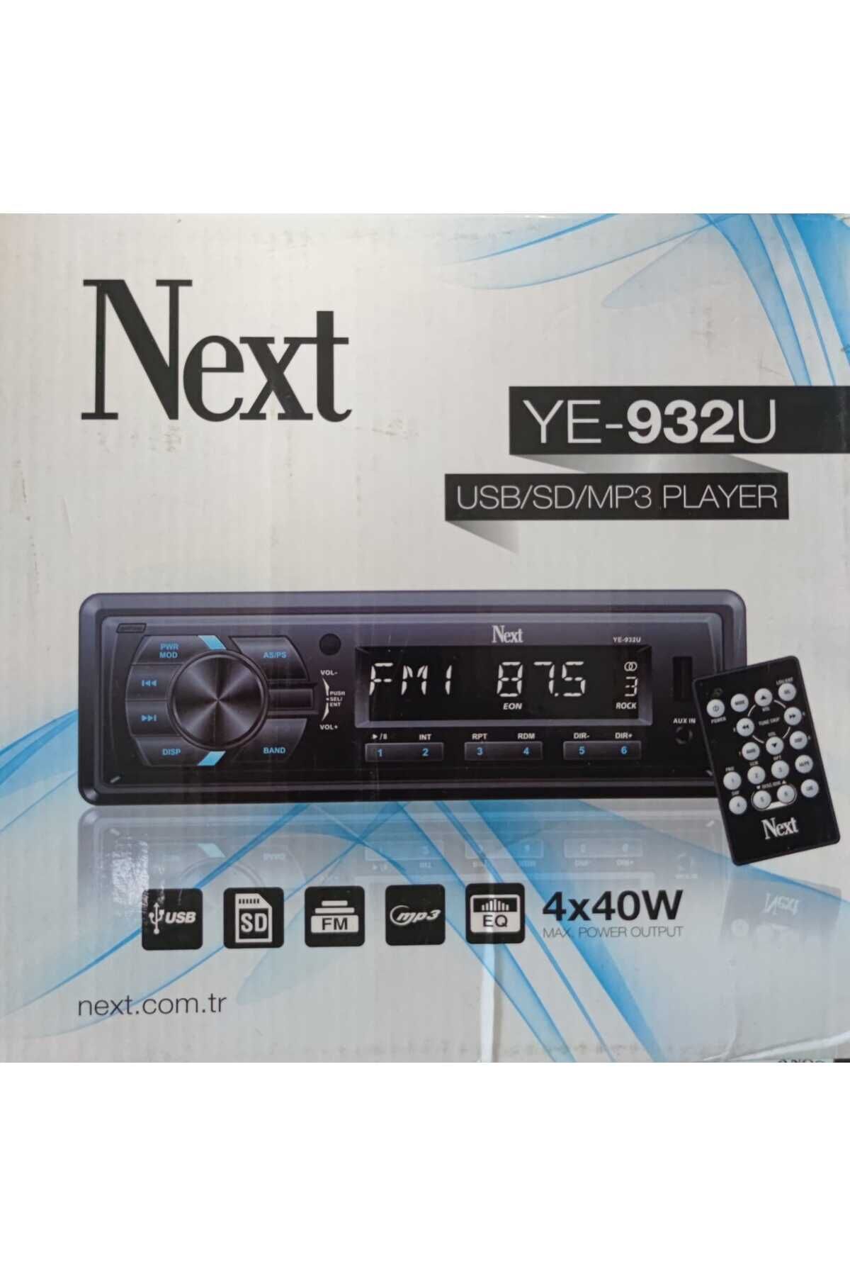 Ye-932U Mp3/Sd-Mmc Radyo 4 x 40 Watt Oto Teyp
