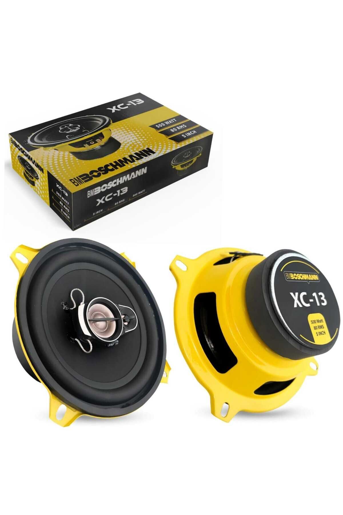 OTO HOPARLÖR 13CM 500W TWEETERLİ 2 ADET BOSCHMANN XC-13