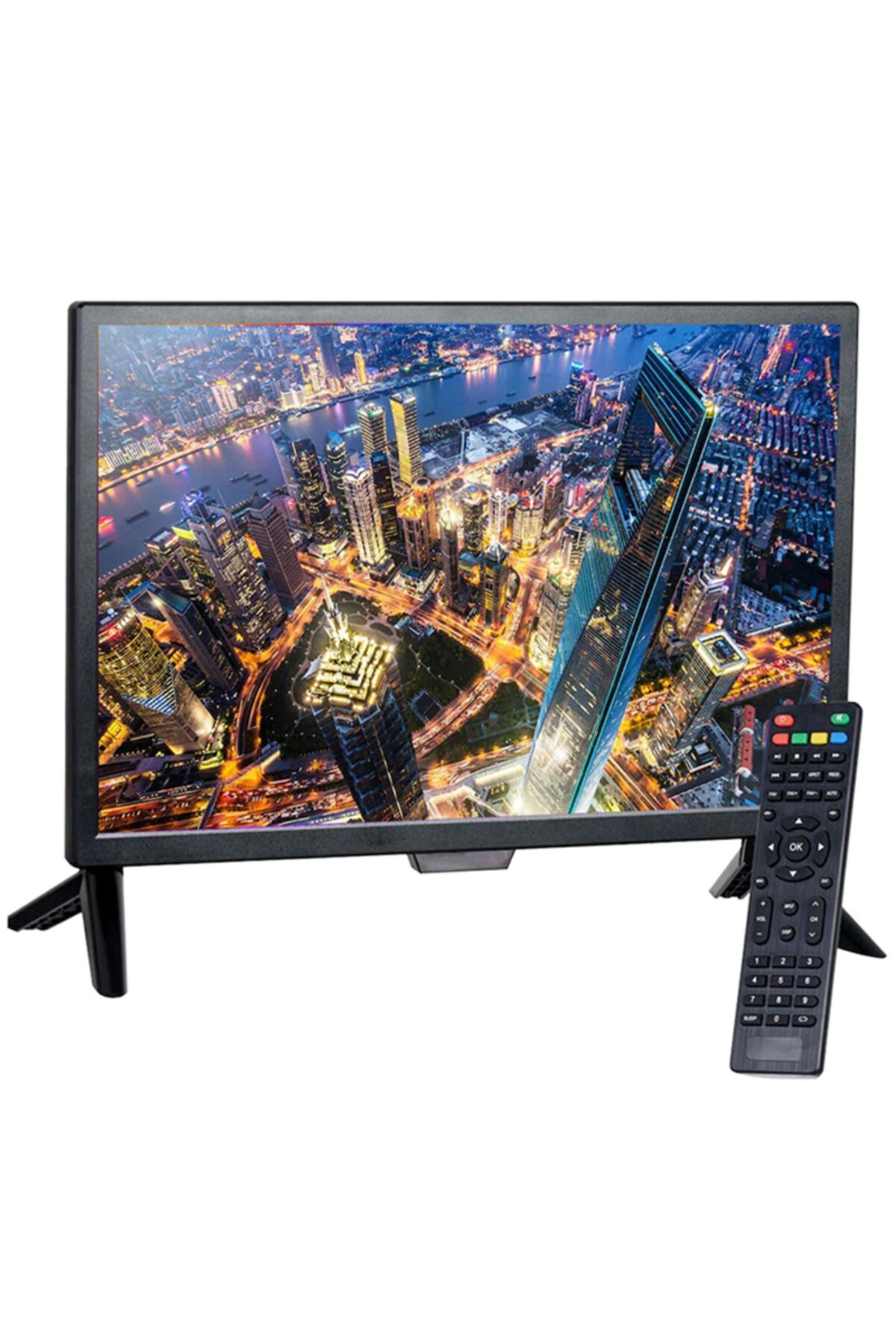 TWOGO GO-2230 22 FULL HD LED TV + MONİTÖR (220V-12 VOLT) (VGA-HDMI-USB-RCA) (4202)