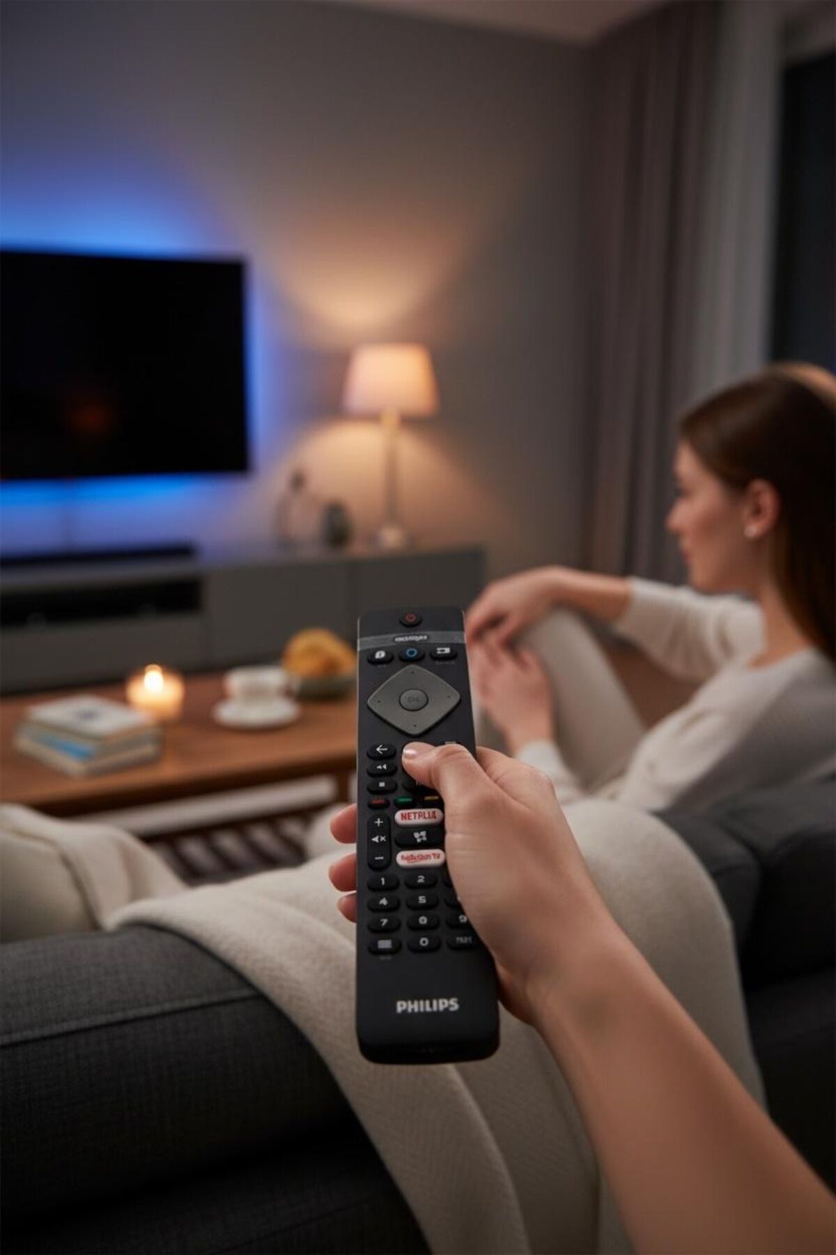 UYUMLU SESLİ 32PFS5803 43PFS5803 43PUS6503 50PUS6503 50PFS5803 TV KUMANDA
