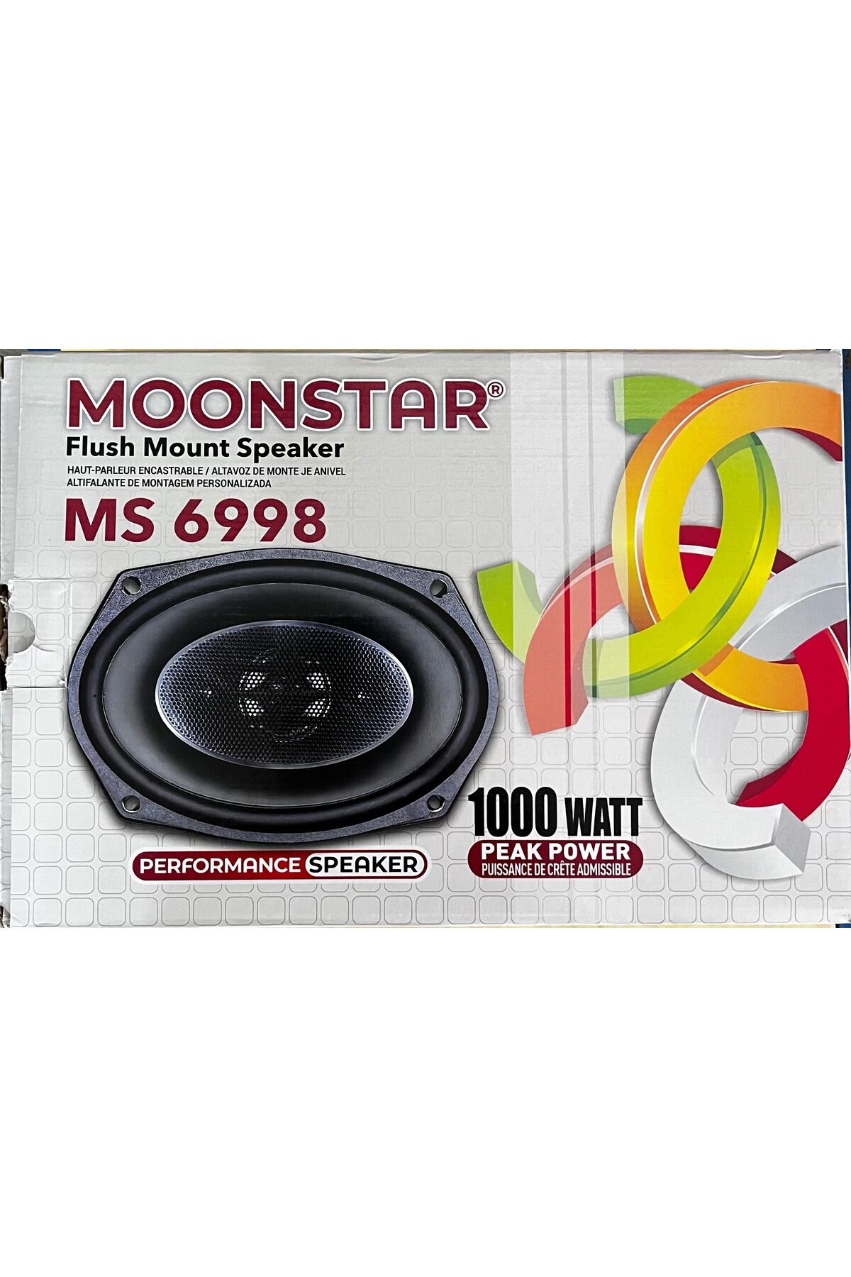 MOONSTAR MS- 6998 1000 WATT OVAL HOPARLÖR