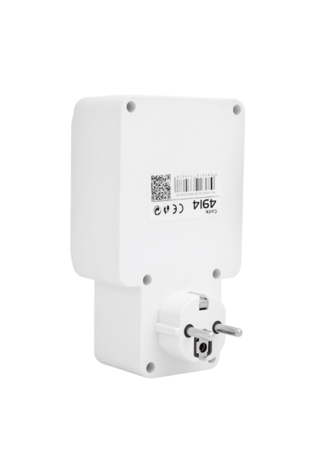 POWERMASTER PM-4914 220 VOLT - 16 AMPER TEKLİ AKIM KORUMALI SİGORTALI PRİZ