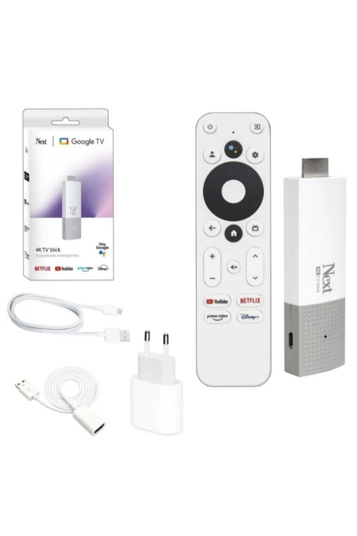 4k Tv Stick Lisansli Android Tv Ses Komut Kumandalı
