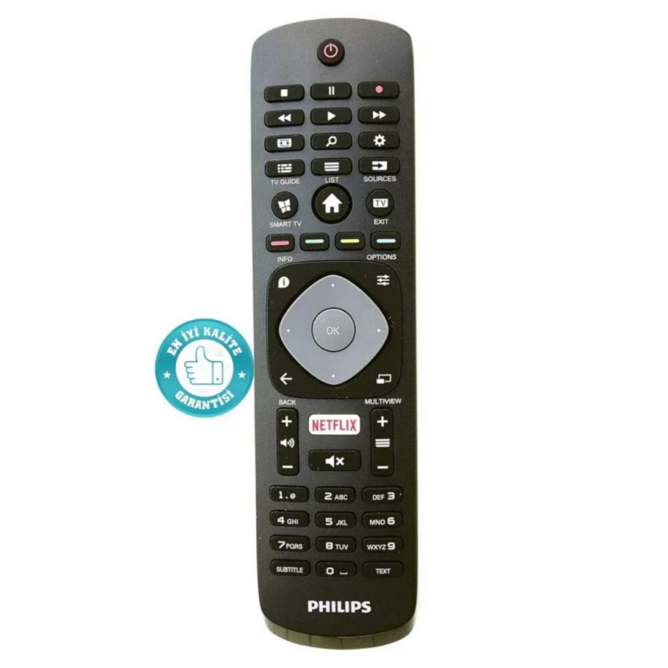 Philips Tüm Tv lere Uyumlu Netflix Tuşlu Smart Internetli Led Tv kumandası MUADİL
