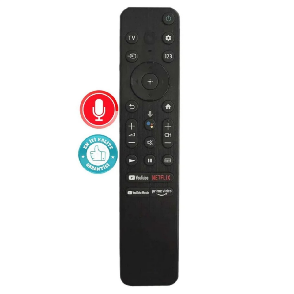 Sony RMF-TX800U Akıllı Sesli Uzaktan Kumanda A80K X80K X95K X90K X85K 4K HDR LED Akıllı TV (2022)
