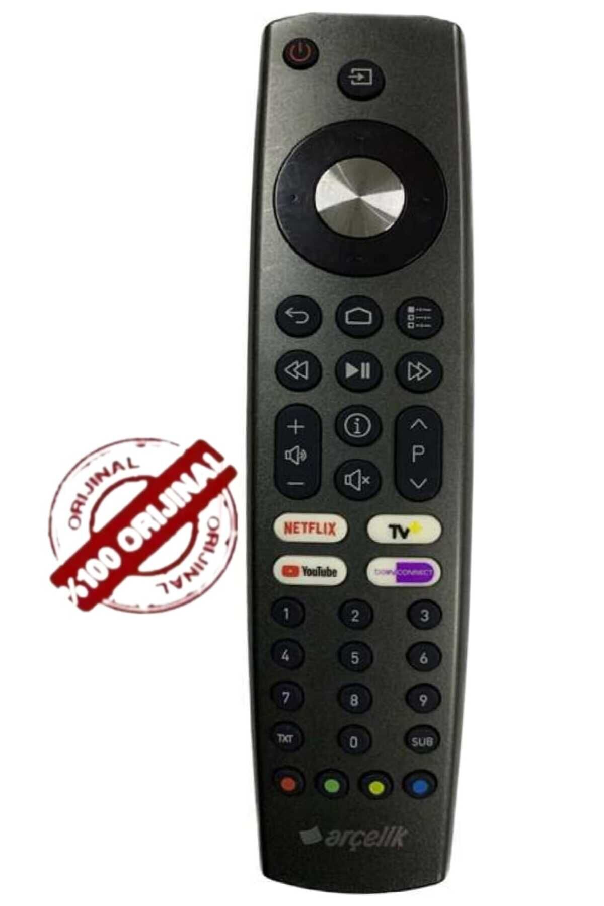 Arçelik Beko Gurundig 4K Smart Netflix Tv+Plus Youtube Bein Connect tuşlu TV Kumanda (ORJİNAL)