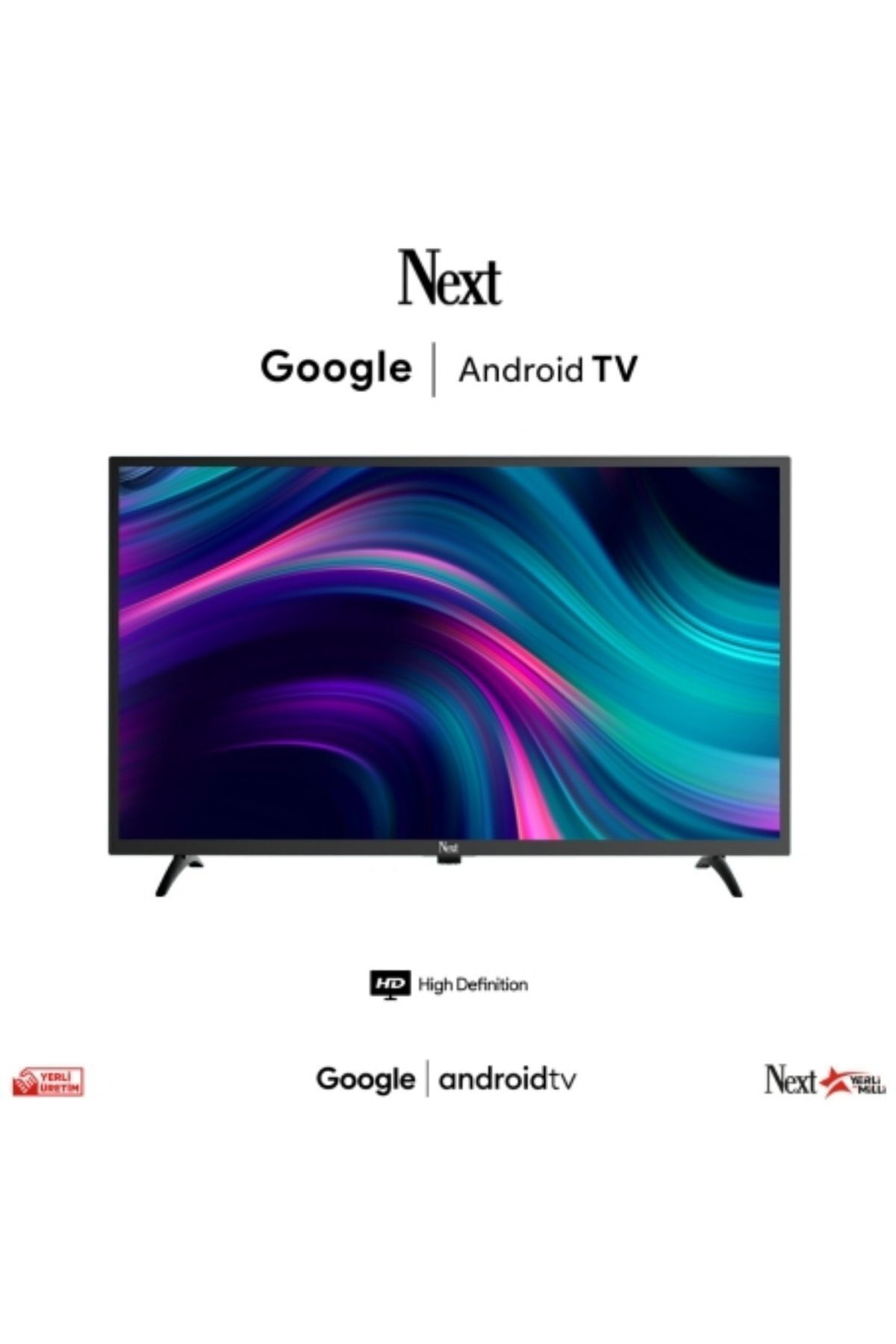 YE-32020GG4 32'' 82 Ekran HD Google Android TV Ses Komut Kontrol