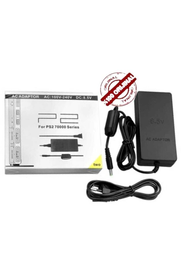 NRT-2002 SONY PLAYSTATION 2 - 8.5 VOLT 5.65 AMPER 4.8*.17 UÇLU ADAPTÖR (ORJİNAL)