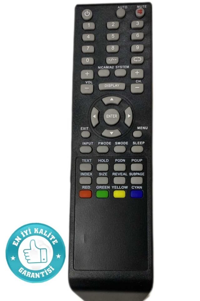 Sunny Axen Seikon LCD-2 LCD-4 AL-324 AL-323 Uyumlu LCD TV kumanda m6177 k7c25