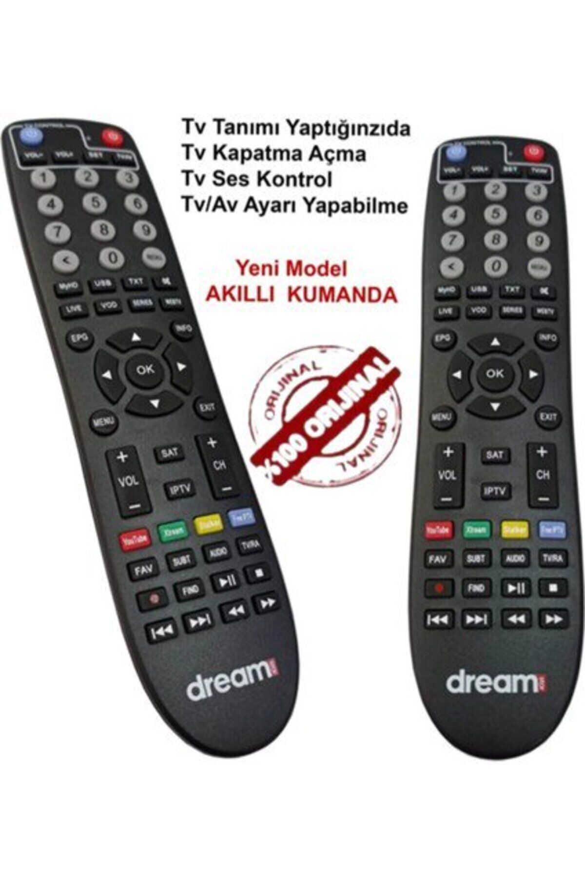 Masterplus Uydu & Tv Akıllı Kumandası (Orjinal)