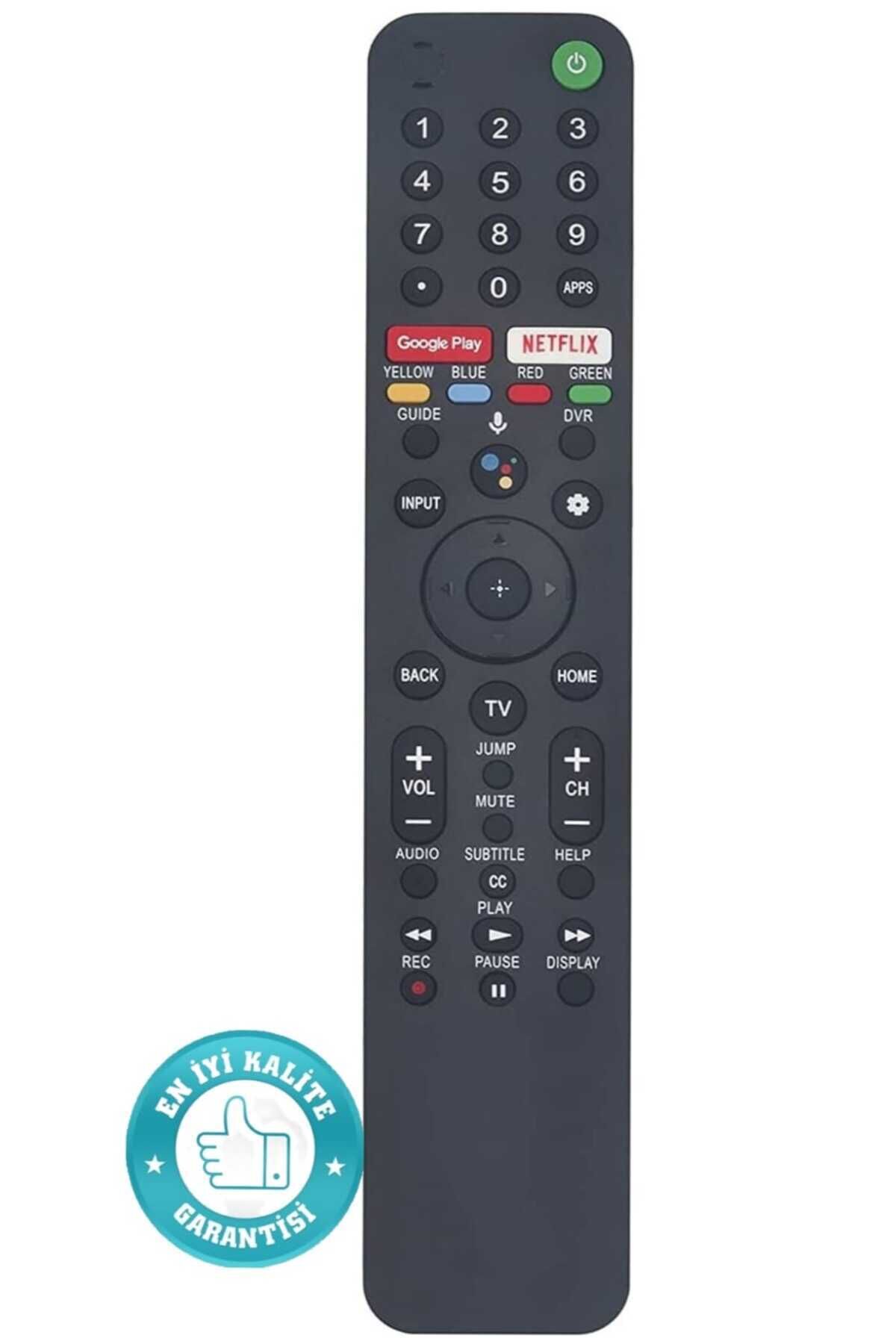 Smart TV SES KOMUTLU BR-65A8CH XBR-65X800H XBR-65X950H TV KUMANDA (ORJİNAL)