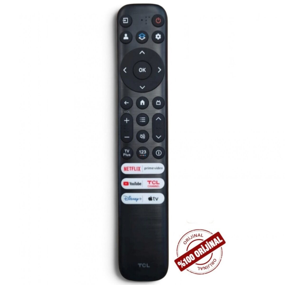 TCL RC813 FMB1 ORJİNAL Ses Komutlu Google TV Kumandası C645 C745 P745 P635 Uyumlu